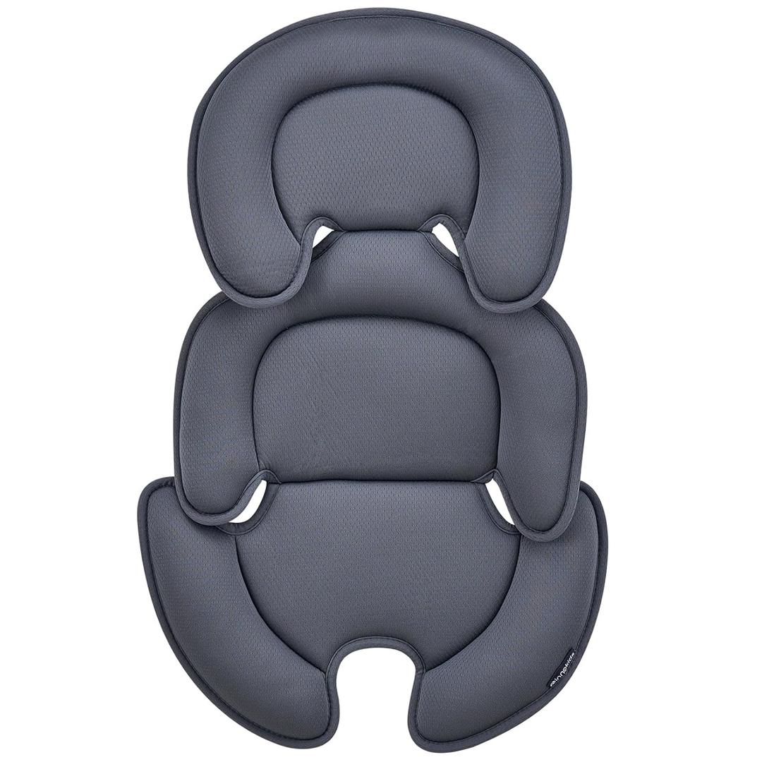 Innokids Head and Body Support Pillow Infant Car Seat Insert for Newborn to Toddler Stroller Cushion (Grey)