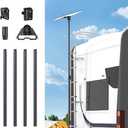 Starlink Gen 3 RV Ladder Pole Mount Kit FlagPole Mount for Starlink Gen 3- Fits 0.98 to 1.25 Inch Round Ladder Rails