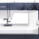 Janome 1522BL Mechanical Sewing Machine - Aesthetic Black Sewing Machine for Beginners, 22 Built in Stitches, 1 Step Buttonhole, Heavy Duty Metal Frame, Built in Needle Threader for Easy Use