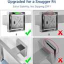 Gypie 24-Inch Extended Towel Bar Set Wall Mounted, Bathroom Accessory Set Brushed Nickel 5-Pieces Bathroom Hardware Set