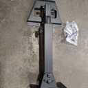 Heavy-Duty Black Metal Articulating Arm Mounting Bracket with Universal Joint and Hardware Kit