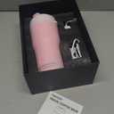 Tastee Heated Coffee Mug 12 Oz Portable Travel Mug with 1 Precise Temperature Control, 8-Hour Heat Retention, 30W Fast Charging, Leak-Proof, Wide Mouth, Gift-Ready for Office, Home & Outdoor(Pink)