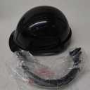 Q20 Forestry Safety Helmet 3 in 1 Chainsaw Arborist Helmet with Face Shield & Ear Muffs Hearing Protection Forestry Hard Hats ANSI Z89.1 OSHA (Black-B07E-Clear PC Shield)