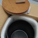 Ceramic Jars with Lid, Small Coffee Canister with Lid, Kitchen Food Storage Jars for Sugar Loose Leaf Tea Candy, Decorative Jar for Countertop, Pantry, Coffee Bar Accessories Black & 20 fl.oz