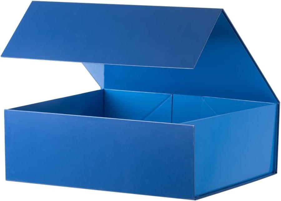 Large Gift Box 16x13x5.3 Inches,White Bridesmaid Proposal Box With Lids,Magnetic Closure Gift Boxes For Christmas,Father's Day, Bridal Showers, Weddings, Baby Showers,Graduations