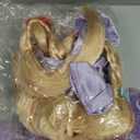 Luzlen Purple Princess Costume for Girls Kids Dress up Outfit with Wig Halloween Birthday Party, 4-5 Years(Label 120)