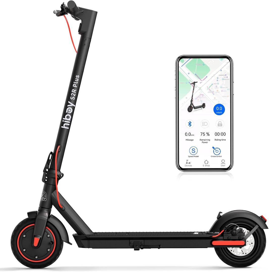 Hiboy Electric Scooter for Adults, 8.5"10" Tires, 19 MPH Top Speed, Up to 1740.4 Miles Range, Dual Braking System, Commuter Electric Scooter (S2 /S2R Plus/ S2 SE/S2 MAX), 44.1 16.9 49.2"