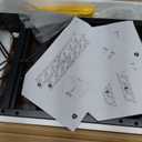 Tribesigns 78.7 Inch Extra Tall Narrow Bookshelf, 7 Tier Skinny Bookcase for Small Spaces, Freestanding Display Shelves, Multifunctional Corner Storage Organizer for Home Office, Rustic Brown