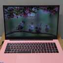 Naclud 18.5 Inch Laptops, Laptop Computers with 32GB RAM 128GB EMMC+1024GB SSD, Windows 11 Computer, Celeron N5095 Quad-Core, WiFi 6, USB 3.2, HDMI, Type-C, Portable Notebook, 8000mAh Pink Laptops