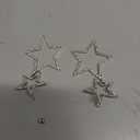 Star Earrings For Women Sparkly Rhinestone Dangle Earring For Holiday Weddings Birthday Parties