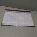 Ospelelf Desk Calendar 2026-2027, Magnetic Fridge Wall Calendar, 18 Month Monthly Large Calendar Planner with Plastic Cover 17" X 12", January 2026 - June 2027 Geometry