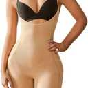 Takusun Women Open Bust Bodysuit Tummy Control Shapewear Compression Slimming Body Shaper Open Bra Butt Lifter Thigh Slimmer Small