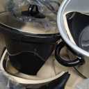 Crock-Pot 3-Quart Manual Slow Cooker, Serves 3+ People, Great for Small Meals, Dips, & Sides; Removable Stoneware is Oven & Dishwasher-Safe, Stainless Steel