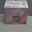 Kinglucky Mini Karaoke Machine for Kids, Top Birthday Gift Pick for Girls Ages 3, 4, 5, 6, 7, 8, 9, 10, 11, 12 Years Old, Kids' Personal Video Players Accessories with 2 Mics Valentines Day Gifts Pink