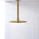 8 Inch Shower Arm and Flange Champagne Bronze, Ceiling Mounted Shower Arm for Rain Shower Head