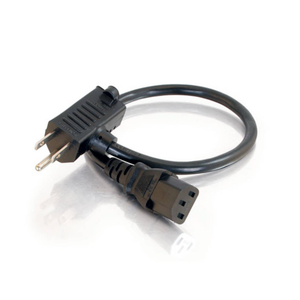 Universal Power Cord With Extra Outlet