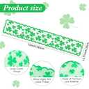 5 x St Patricks Day Table Runner Green Lucky Shamrock Table Runner 13 x 72 Inch St Patricks Lace Table Runner Embroidered Clover Lace Table Runners for St Patricks Day Irish Themed Party Decorations