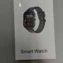 Smart Watch for Men Women SmartWatch 1.83" for iPhone Samsung Android Phone Compatible, Fitness Tracker Watch with Pedometer, Heart Rate/Sleep Monitor, Blood Oxygen, IP68 Waterproof (Black)