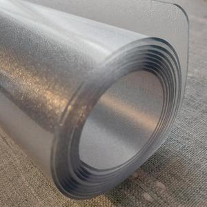 150x356 cm / 59x140 in Clear Table Cover Protector, Translucent Frosted 2 (mm) Thickness, Clear Desk Pad Mat, Rectangle Waterproof Table Top Protector, Scratch Proof and Easy Cleaning