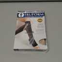 Truform Sheer Compression Stockings, 15-20 mmHg, Women's Knee High Length, Open Toe, 20 Denier, Medium (Nude)