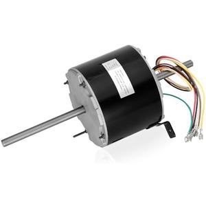 F48AE48A61 Fan Motor Replacement genteq F48AE48A61 Fan Motor 3314471.011,3314471.013, Compatible with Dometic Duo-Therm Penguin II 641815,641816,641835,641915,641916 641935-3 Speed, 1/4 HP, 1650RPM