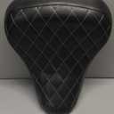 Sportster Driver Seat, PSLER Motorcycle Front Rider Driver Solo Seat Cushion for Sportster 883 1200 72 48 1983-2003, Diamond (Black)