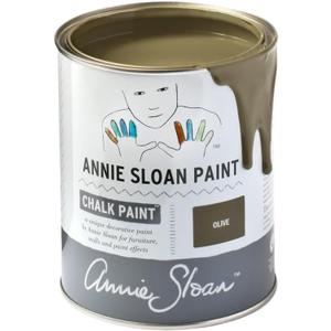 Annie Sloan Chalk Paint (Olive, 1 Litre/33.8 Fl Oz) a Unique Decorative Paint for Furniture, Cabinets and Home Decor with No Sanding or Priming