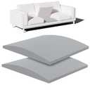 Foamagic Couch Cushion Support for Sagging Seat – 2 Pack 20x20x2 Inch Sofa Cushion Board Saver & Replacement Insert for Saggy Couch or Chair, Quick No-Tool Install with 40D High Density Foam