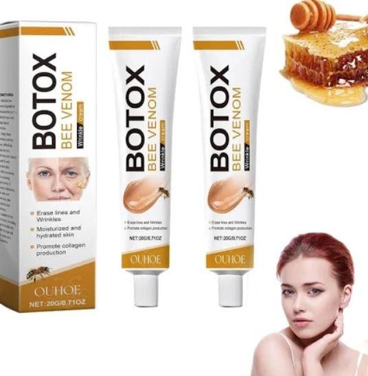 Pack of 2 Miehoous 2Pcs Bee Venom Cream Wrinkle Removal & Firming,Moisturizing,Lifting & Recovery for All Skin Type,AntiAging Bee Venom Cream,Face Cream Moisturiser, BBD: 12/30/27