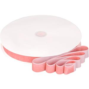 Pink Velvet Ribbon 1'' 50 Yards Velvet Fabric Vintage Ribbon for Christmas Tree, Gift Wrapping, Flower Bouquet, Wreath Decorations, Bow Making (Pink, 1"-50 Yard)