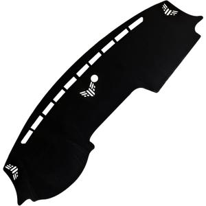 2 x VADA Dashboard Mat Cover fit for Dodge Ram 1500 2500 3500 2019 2020 2021 2022 2023 2024 2025.Protector Anti-Glare, Flame Retardant ，Reinforced with Hand-Sewn Lockstitch ，Non-Slip Textured Backing