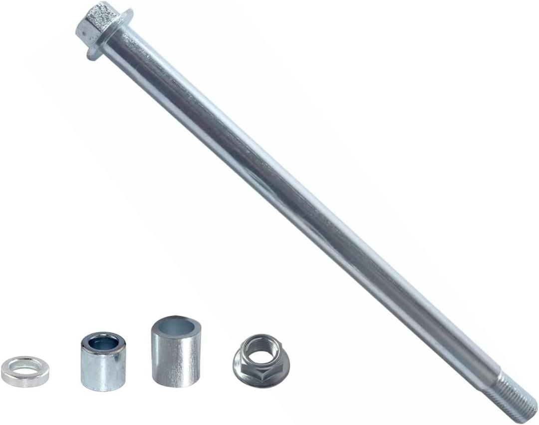 12mm 290mm Front Rear Axle with Bushing 5mm 22mm 38mm Fit for Pit Dirt Bike Moped Scooter QUAD ATV Mini Bike Parts