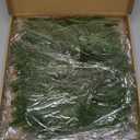 16.1'Artificial Christmas Norfolk Pine Branches Pinecone Garland Stems Tree Greenery Decor Faux Cedar Picks Home Decoration Real Touch Evergreen Realistic Plant Leaves for Winter Holiday Indoor (6PCS)