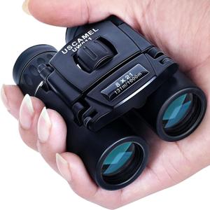 USCAMEL Binoculars for Adults and Kids 821 High Powered Compact Binoculars BAK4 Prism Easy Focus - for Bird Watching, Outdoor Use, Hunting, Travel (Black)