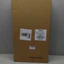 Snow Pusher Shovel for Driveway Car Garage, 24 Inch Snow Removal Plow with D-Grip Handle Aluminum Strip, Ergonomic Heavy Duty Wide Snow Shovel for Home Outdoor, Blue