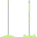 Mini Broom with Dustpan for Kids, 28-in Handle Kids Broom and Dustpan Set for Toddlers Cat-Shaped Children Broom and Cleaning Set Boys Girls Small Housekeeping Helper Set, Green