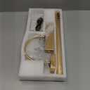 LYTARA Dimmable Cordless Picture Light with Controller and Timer, Rechargeable 5000mAh Battery Wall Sconce for Wall Pictures, Gallery Artwork, Paintings, Portraits, Dartboards (Gold) (14"L x 6.3"W x 6.3"H)