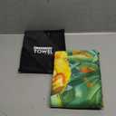 XSMEI Pineapples Pattern Beach Towel Extra Large 36" x 72", Thin Lightweight Microfiber Towels with Fruit Design, Sand Free and Quick Dry, Compact Bag