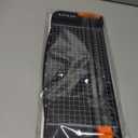 Evteck Paper Cutter 12 Inch Paper Trimmer Slider Crafting Scrapbooking Supplies for A4 Vinyl Photo Cardstock with Security Blade and Foldable Ruler (Black)