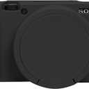 Easy Hood RX100 Case, Silicone Camera Case Lightweight Soft Carrying Cover with Removable Lens Cover for Sony DSC-RX100 III / RX100 V / RX100 IV / RX100 VII DSLR Camera (Black)