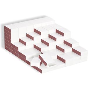 LONGIM 120pcs Blank Matches Boxes for DIY Craft, 2.28x1.41x0.59in White Small Storage Container Bulk Matchboxes with Double-Sided Strikers for Wedding & Birthday Party Favor Supplies, Empty Matchboxes