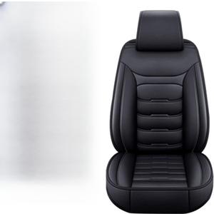 Car Seat Covers for Nissan Patrol GR Y61 2004-2013, Full Set Leather Auto Seat Cushion Covers Front Rear Seat Protector with Airbag Waterproof Adjustable Removable Interiors Accessories (normal)