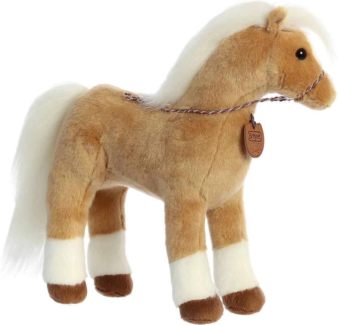 Aurora Exquisite Breyer Morgan Stuffed Animal - Realistic Detailing - Imaginative Play - Brown 13 Inches