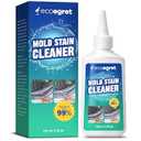 EcoEgret Mold Stain Remover Gel (5 Fl Oz), Multifunctional Mold Stain Remover, Heavy Duty Stain Gel Cleaner for Front Loader Washing Machine Seal, Bathroom Grout, Shower, Caulk