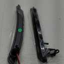 Bestview Side Marker Light Assembly Compatible for MINI Cooper R55 R56 R57 R58 R59 R60 R61 2007-2015, Amber Front Fender Bumper Lamps, Smoked Lens 2PCS