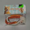 Cat Toy Bite Rope Funny Wear Resistant Home Portable Educational Toys Multipurpose Pet Chew Toy for Small Animals Kitten Puppy Accessories Orange