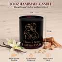 2 x Dad Gifts from Daughter for Fathers Day - Long Lasting Vanilla Sandalwood Scented Candle 10 oz - Birthday Gift for Dad from Daughter, Fathers Day Gift Ideas for Stepdad Papa Husband Men
