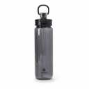 Manna™ Push™ Lightweight Plastic Water Bottle - Black, 20 oz