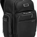 Briggs & Riley Medium Cargo Backpack for Women & Men - Laptop Backpack, For Work & Travel, Lightweight & Durable, Padded Straps, Fits up to 15" Laptop - @work Collection, Black