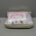 4 Packs White Tableclothes for 6 Foot Rectangle Tables, Wrinkle Resistant Fitted Table Cloth Stretch Spandex Table Covers with Skirt for Event Banquet Wedding Birthday Party